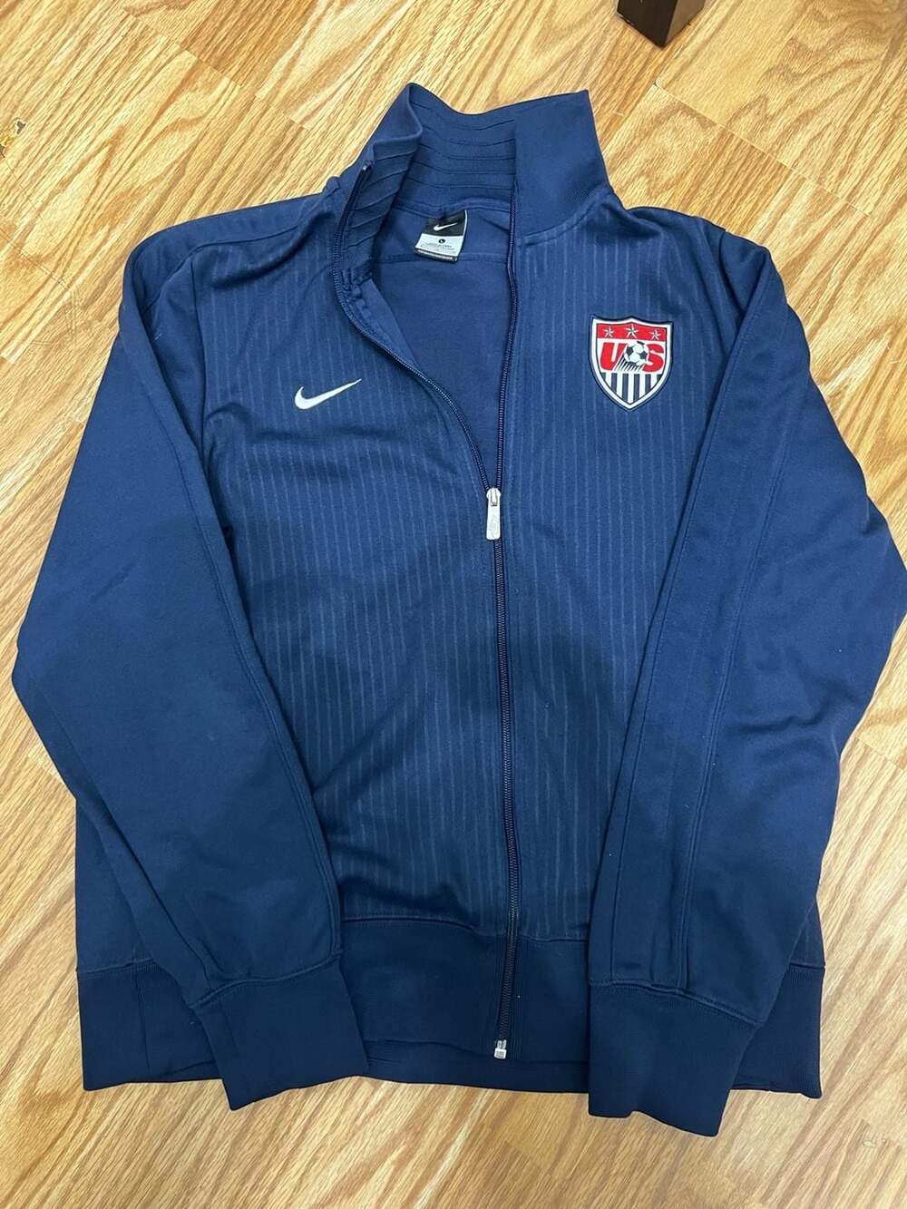 Nike Exclusive US Soccer National Team N98 Track Jacket Navy Blue Size L